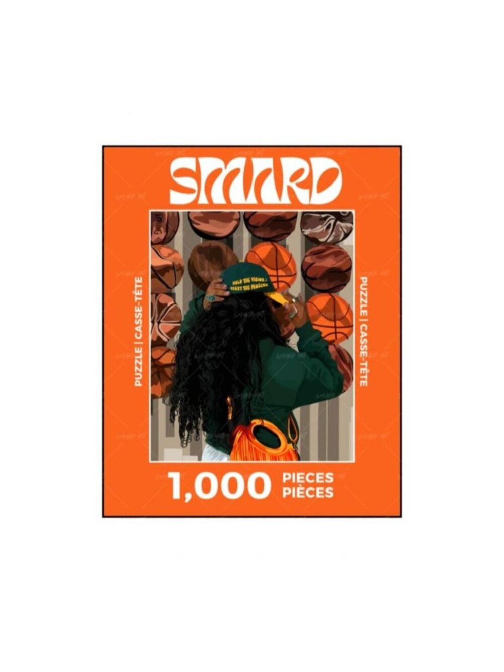 Smard Art 1000-Piece Mountable Art Puzzle 18x24 Inches Vibrant Design Featuring